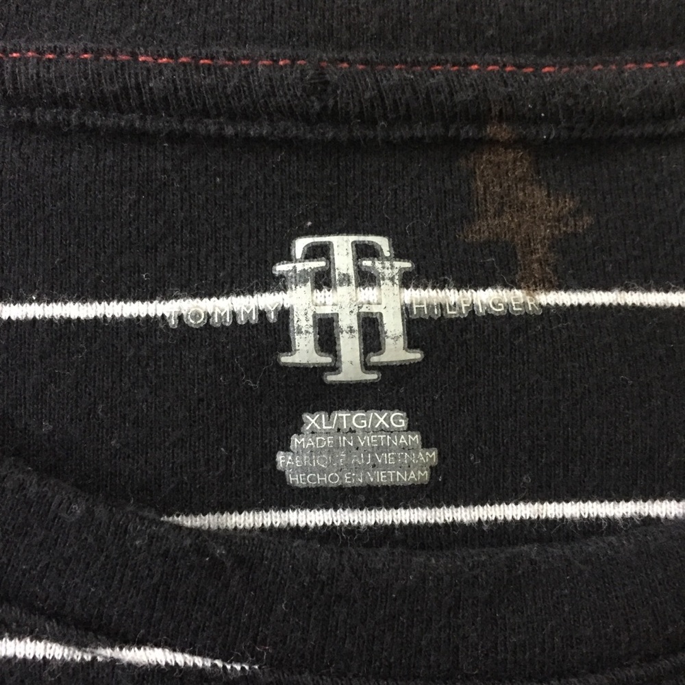 Tommy Hilfiger Striped 3/4 Sleeve Tee - Picture 2 of 4